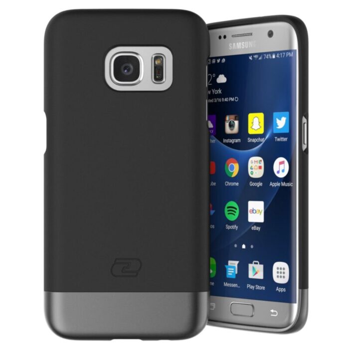 Galaxy S7 Edge Slimshield Case And Holster Grey Grey SD11BK HL 1