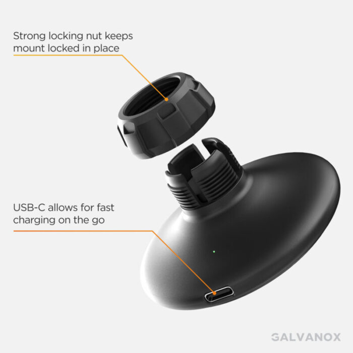 Galvanox MagSafe Wireless Charging Vent Car Mount GLVCMMAG F 5