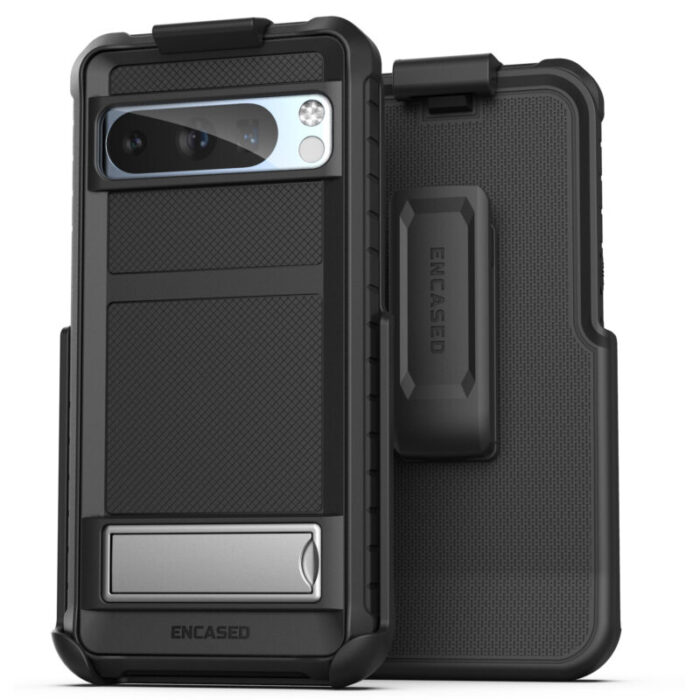 Google Pixel 8 Pro Falcon Case with Belt Clip Holster EFM341BKHL 8