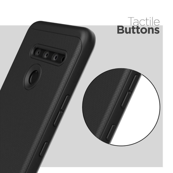 LG V50 ThinQ Thin Armor Case Black Encased TA87BK 3