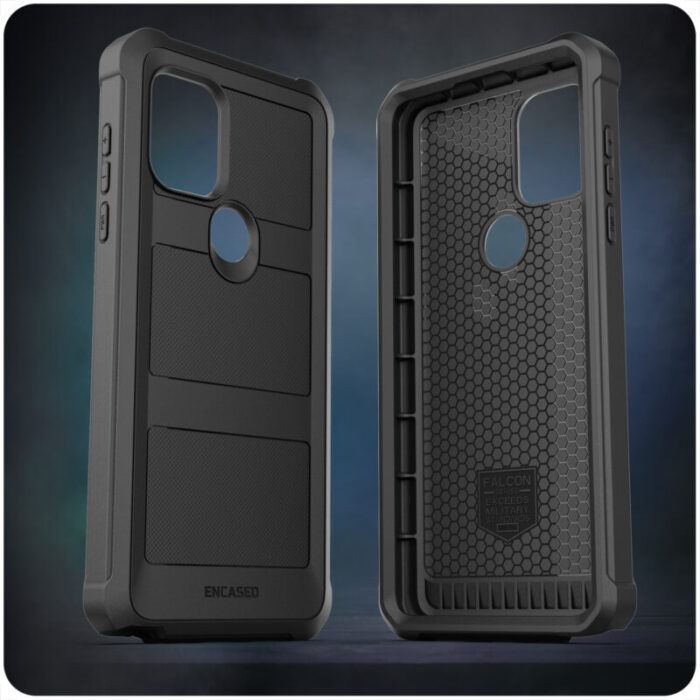 Moto G 5G Stylus Falcon Armor Case Back FA194BK 5