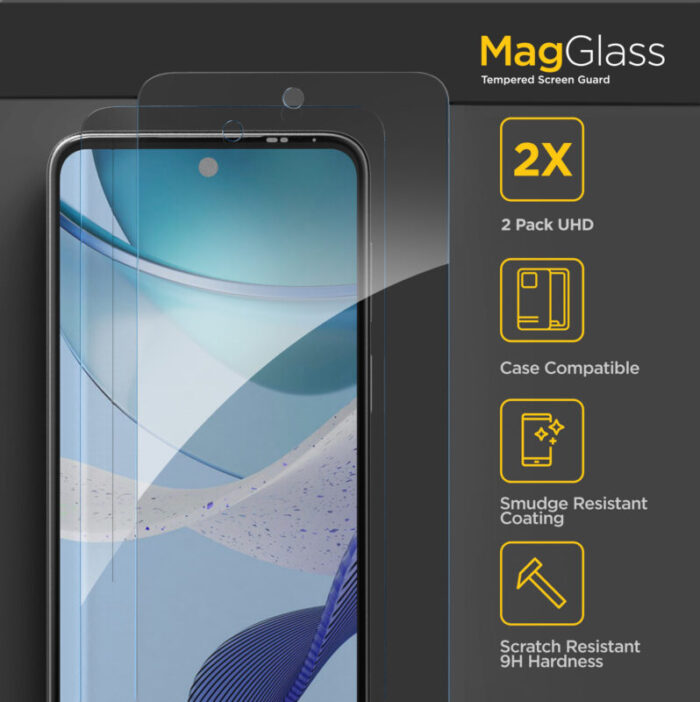 Motorola Moto G 2023 MagGlass UHD Screen Protector – 2 Pack SP327A 2