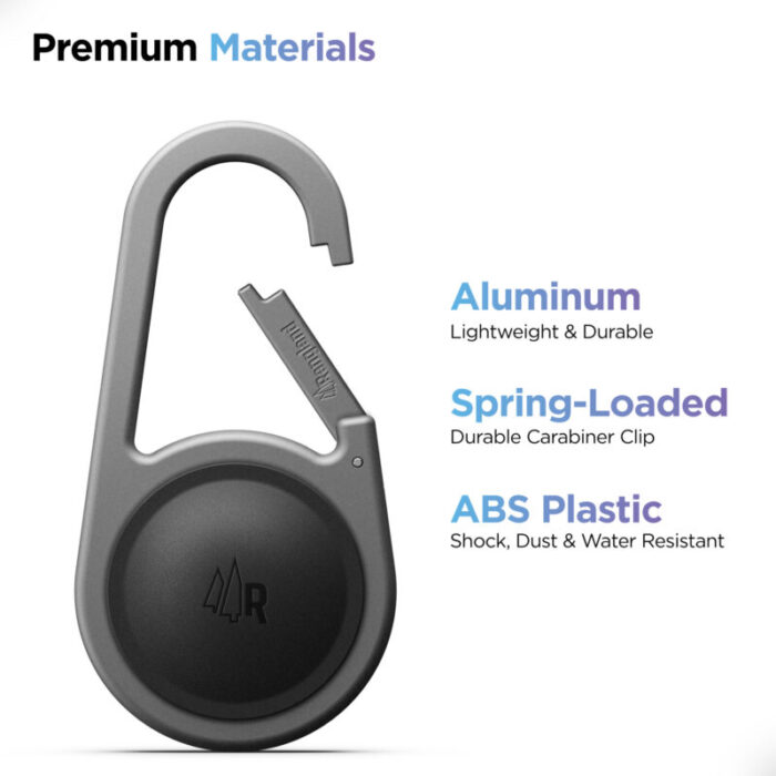 Rangland Airtag Carabiner Waterproof Case AC173GM 2 1