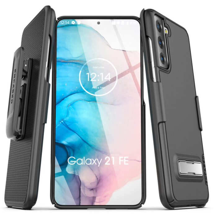 Samsung Galaxy S21 FE Slimeline Case Black SL172