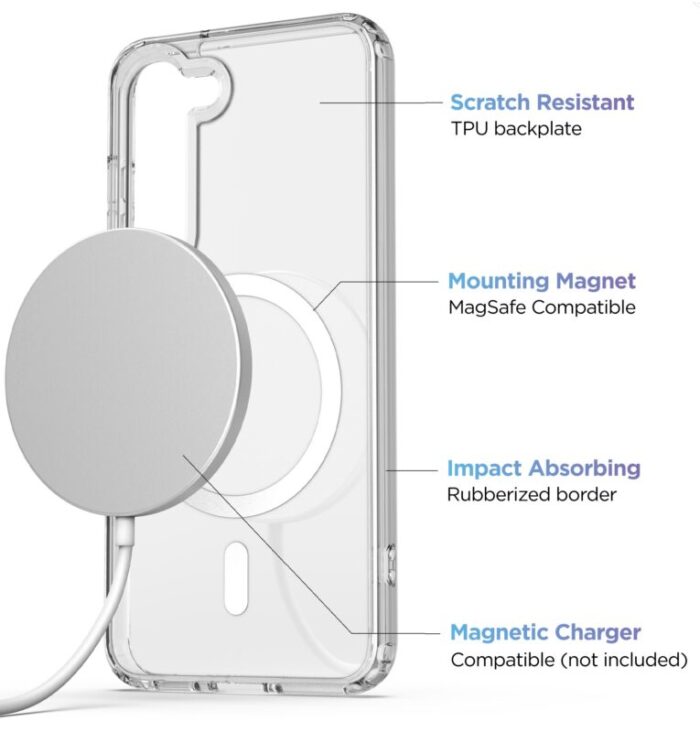 Samsung Galaxy S23 Plus Clear Magsafe Case MSCB309 1