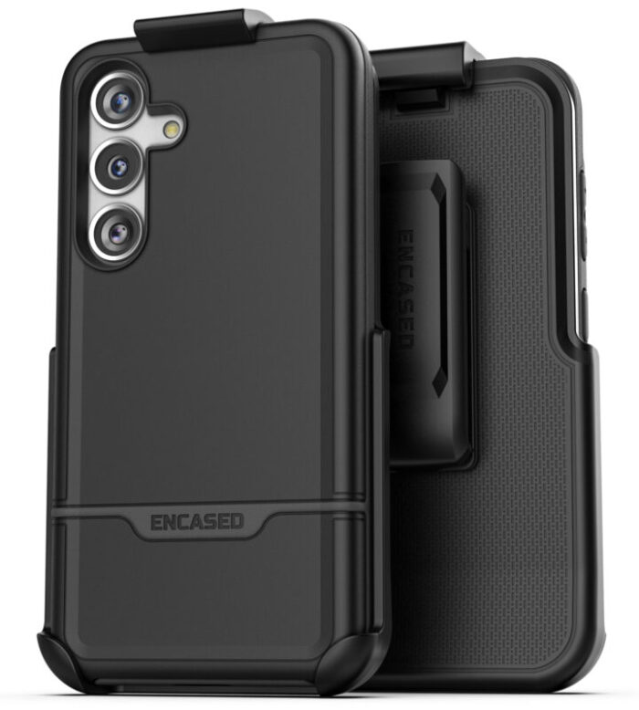 Samsung Galaxy S24 Rebel Case with Belt Clip Holster ERB398BKHL