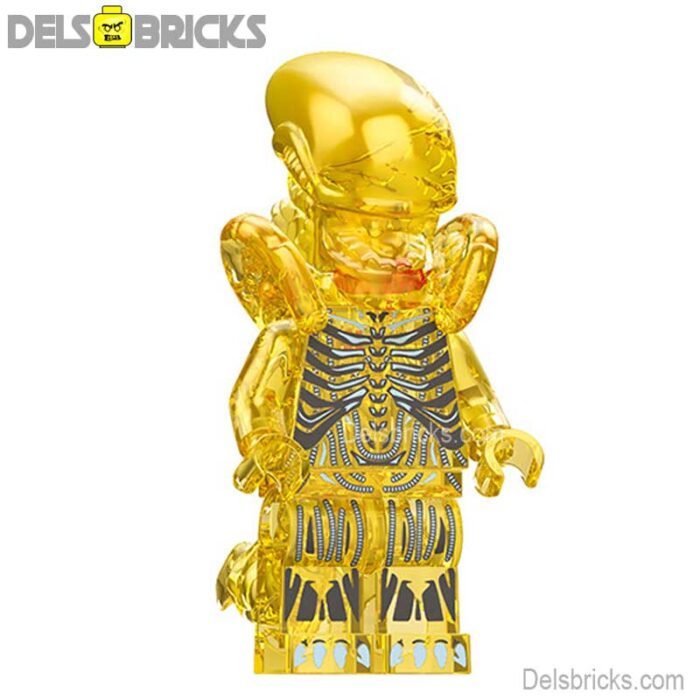 alien transparent yellow pg1760 delsbricks minifigures