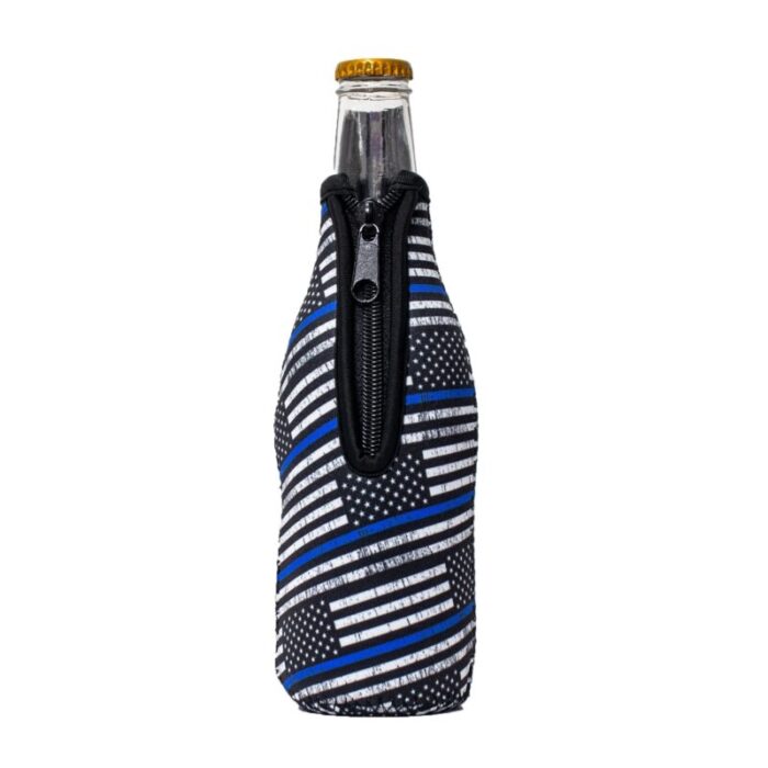 back the blue 12oz bottleneck sleevedrink handlers 838835