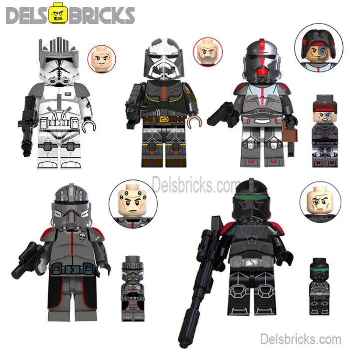 bad batch new delsbricks minifigures toys