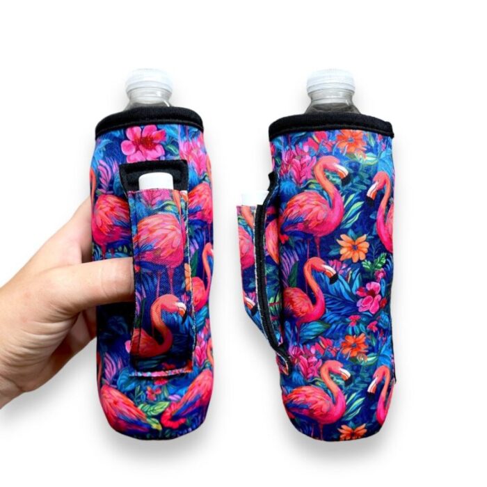 bright flamingo 16 24oz soda water bottle tallboy can handlerdrink handlers 174054