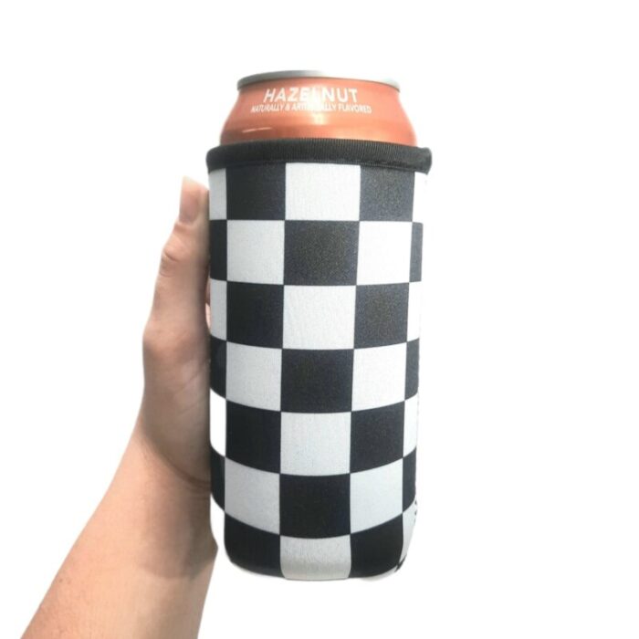 checkerboard w neon pink 16oz can handlerdrink handlers 320578