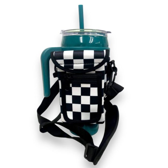 checkerboard wrap around drink pocket preorderdrink handlers 346872