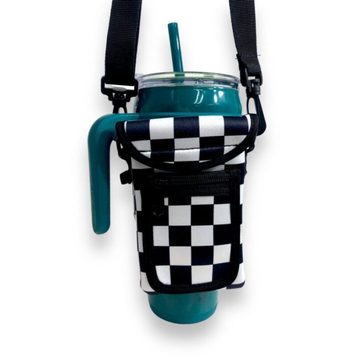 checkerboard wrap around drink pocket preorderdrink handlers 578917