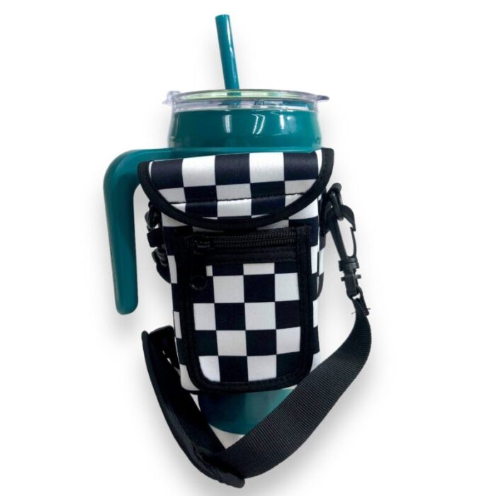 checkerboard wrap around drink pocket preorderdrink handlers 727829