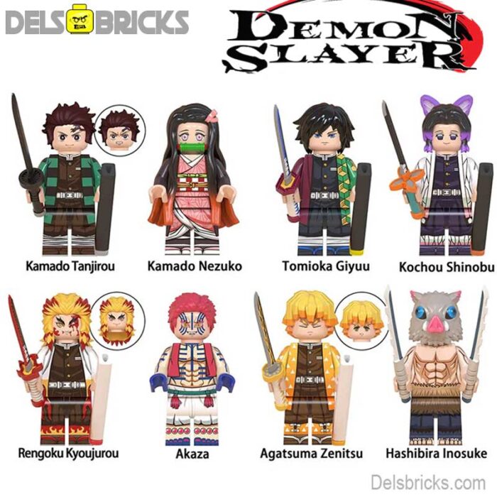 demon slayer set of 8