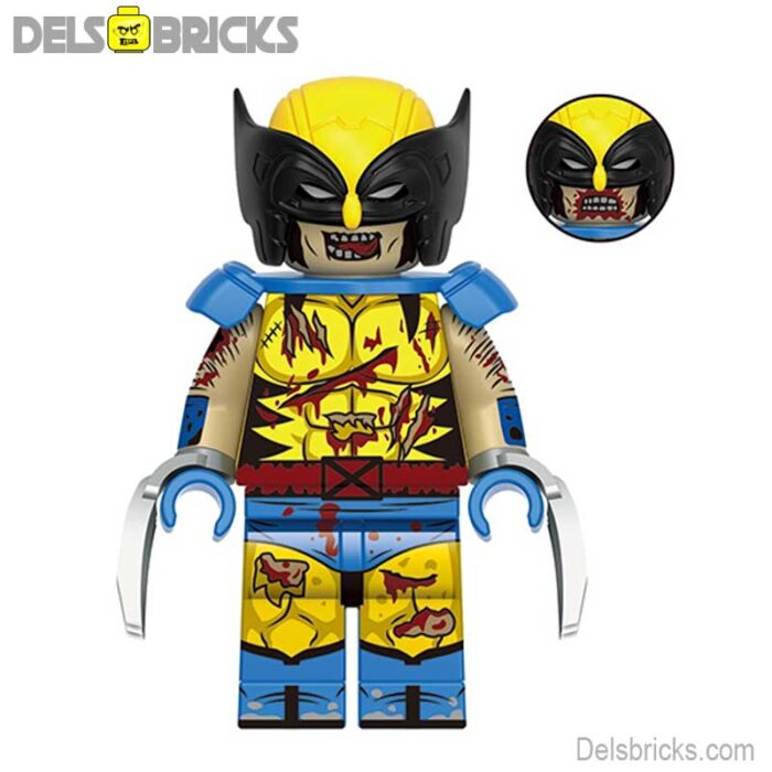 gh0576 zombie wolverine delsbricks minifigures