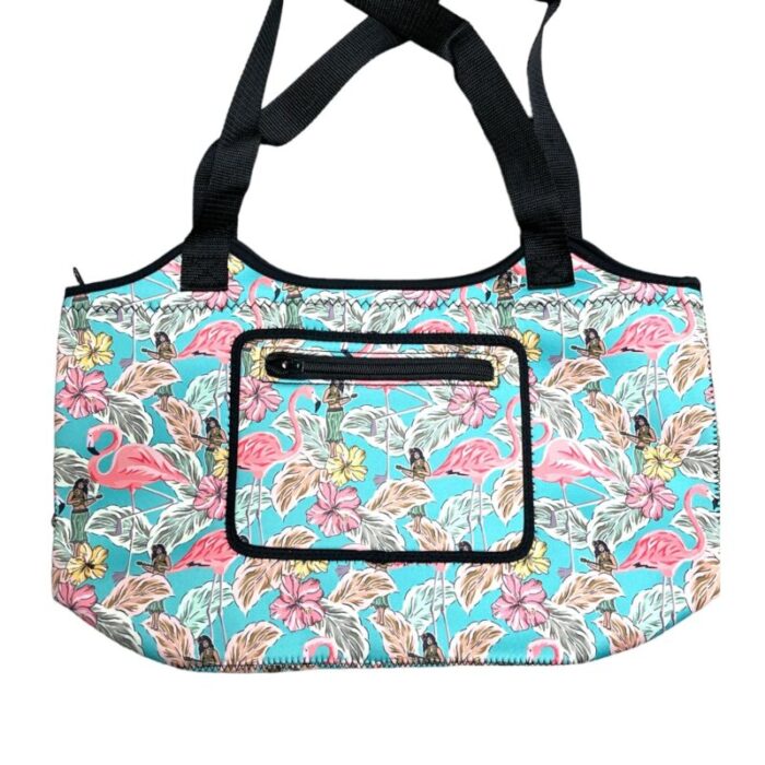 hawaiian flamingo neoprene totedrink handlers 857329