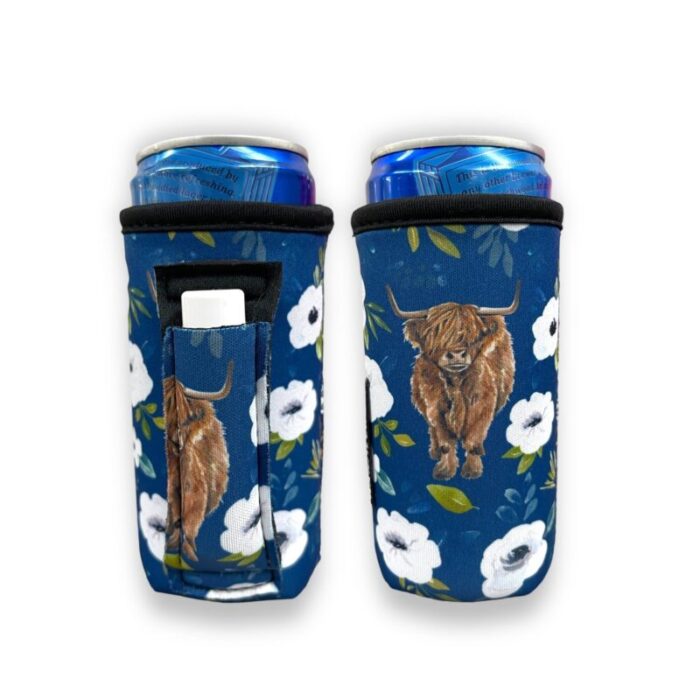 highland cows 8 10oz slim can handlerdrink handlers 416740