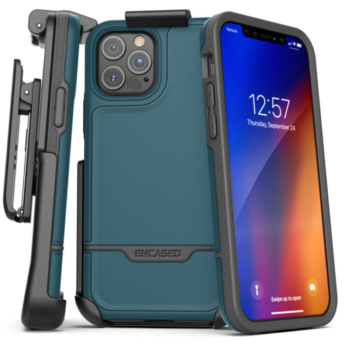 iPhone 12 Pro Max Rebel Case And Holster Blue Blue RB129AB HL