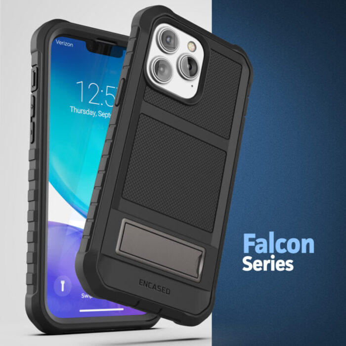 iPhone 14 Pro Falcon Shield Case with Belt Clip Holster FM255BKHL 8