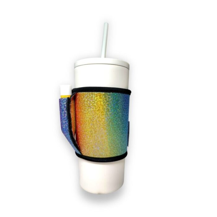 iridescent rainbow small medium bottomless handlerdrink handlers 388010