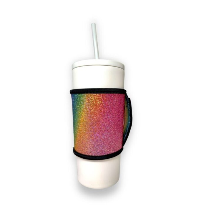 iridescent rainbow small medium bottomless handlerdrink handlers 500556