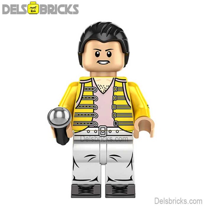 kf1833 freddy mercury delsbricks minifigures toys