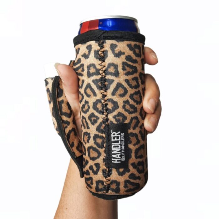 leopard 12oz slim can handlerdrink handlers 127521