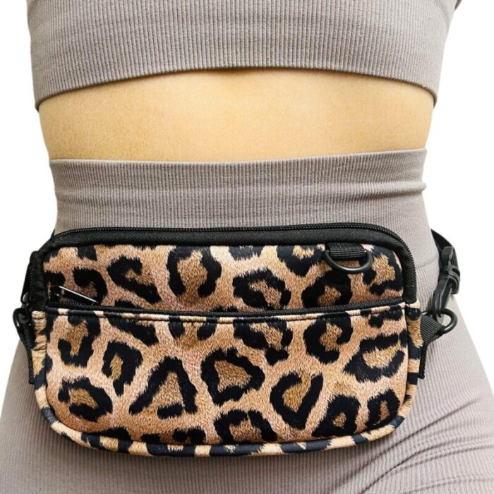 leopard crossbody pursedrink handlers 854852