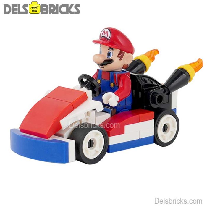 moc1218 a mario kart delsbricks minifigures toys 1