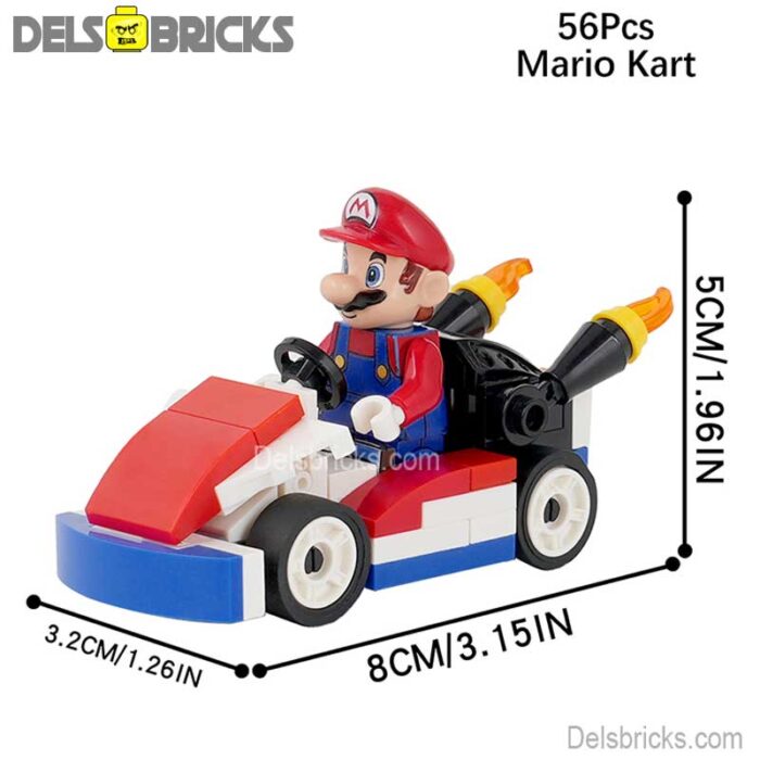 moc1218 a mario kart delsbricks minifigures toys 10