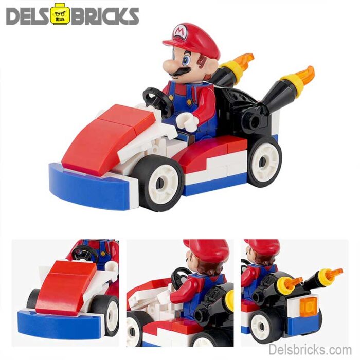 moc1218 a mario kart delsbricks minifigures toys 8