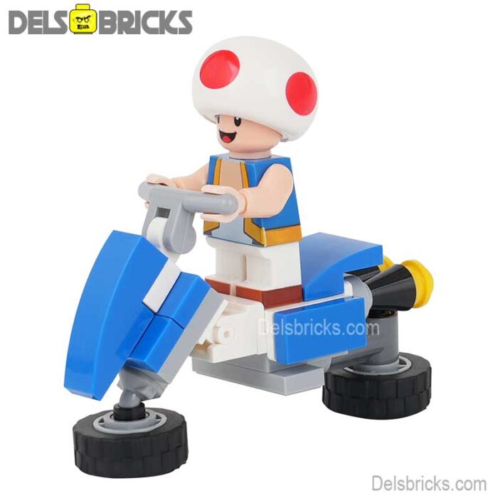 moc1225 a toad kart delsbricks minifigures toys