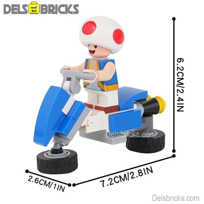 moc1225 a toad kart delsbricks minifigures toys 5