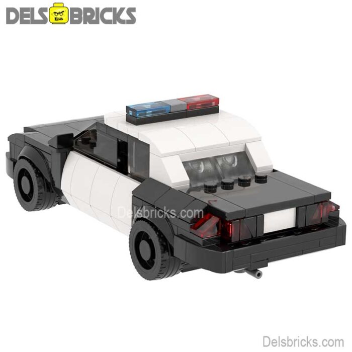 moc4128 police car delsbricks minifigures toys 3