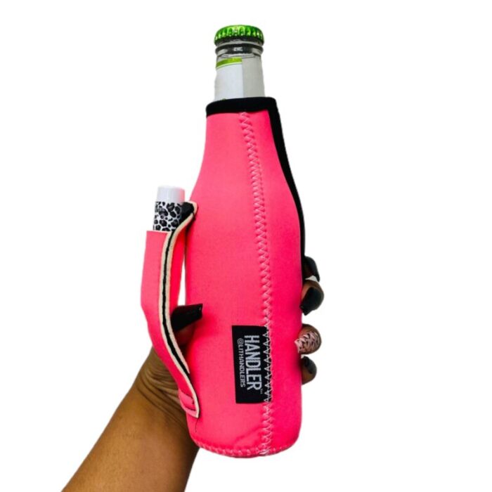 neon pink 12oz bottleneck handlerdrink handlers 311216