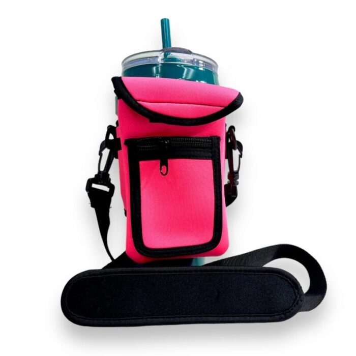 neon pink wrap around drink pocketdrink handlers 402970