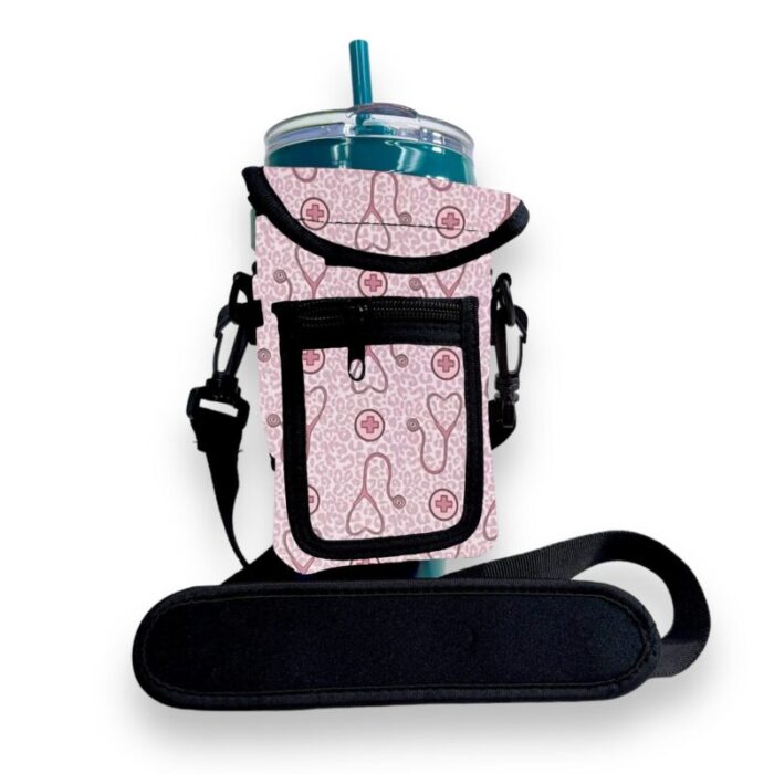 nurse leopard wrap around drink pocket preorderdrink handlers 294772