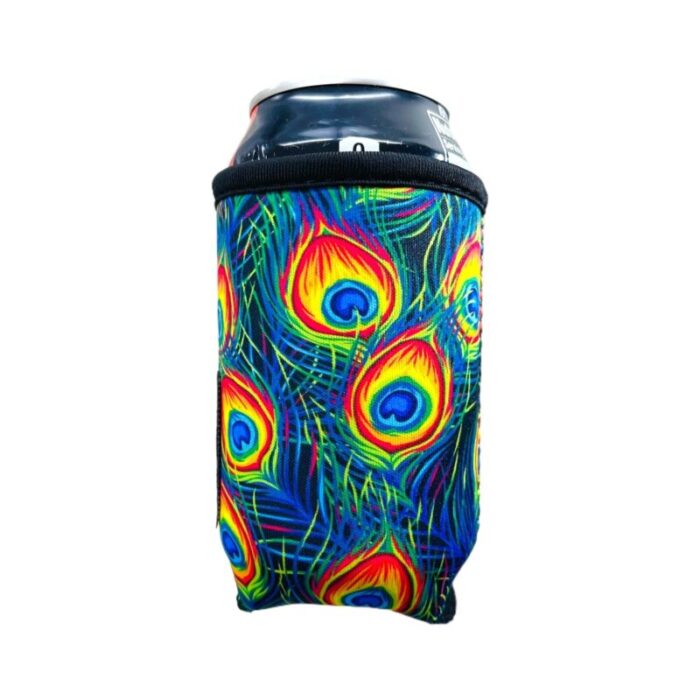 peacock feathers 12oz regular can handlerdrink handlers 105284