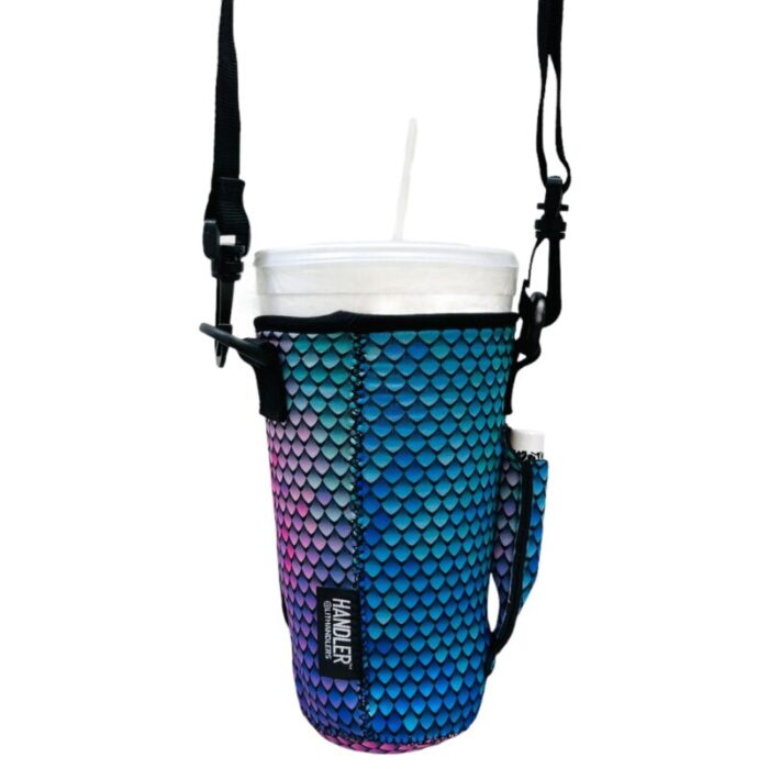 purple mermaid 30 40oz tumbler handler with carrying strapdrink handlers 745535