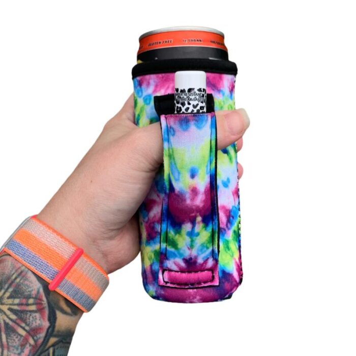 purple tie dye 12oz slim can handlerdrink handlers 789802