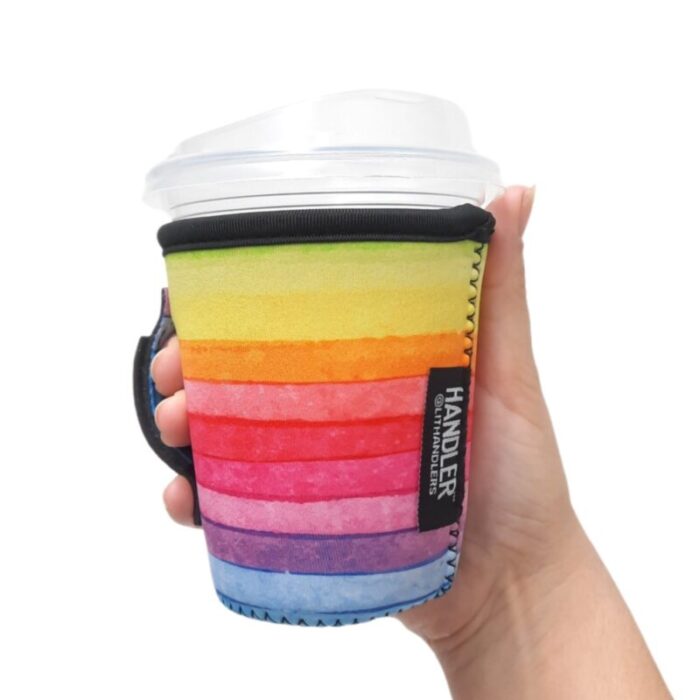 rainbow small medium coffee handlerdrink handlers 666536