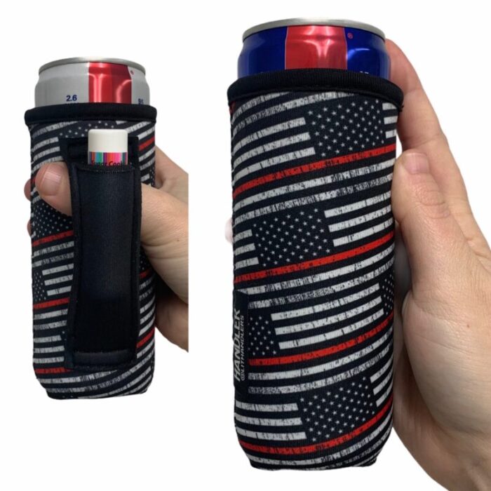 red line 12oz slim can handlerdrink handlers 287203