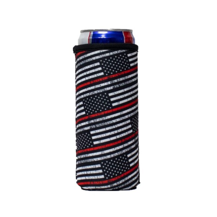 red line 12oz slim can sleevedrink handlers 219369