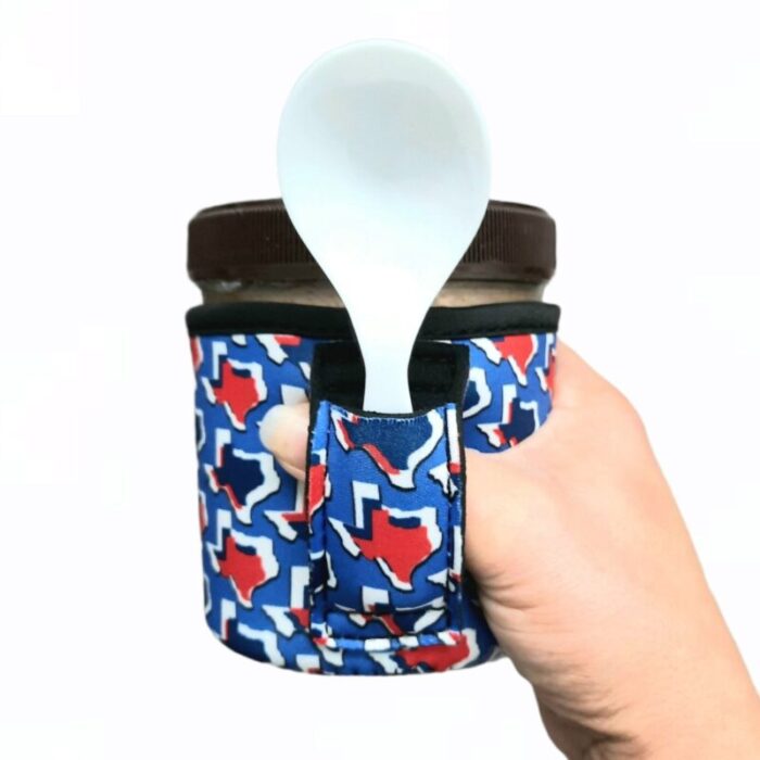 red white texas pint size ice cream handlerdrink handlers 505383