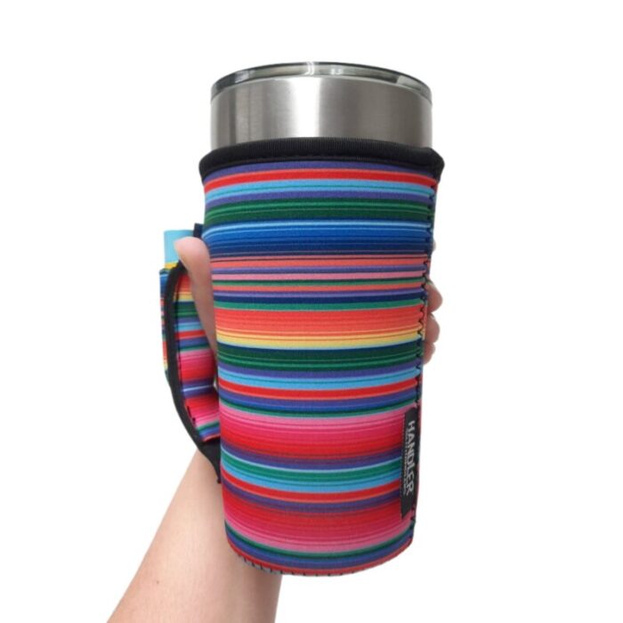 serape 20oz large coffee tea tumbler handlerdrink handlers 801683