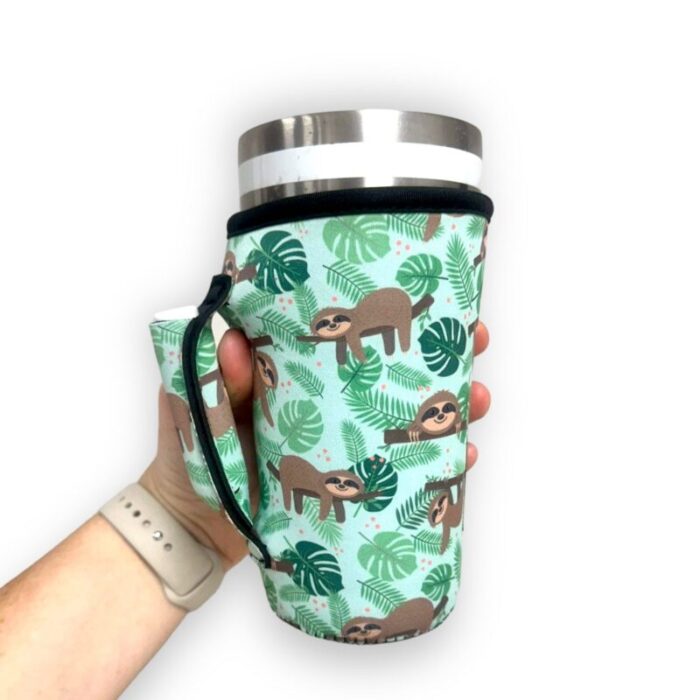 sloths 20oz large coffee tea tumbler handlerdrink handlers 474467