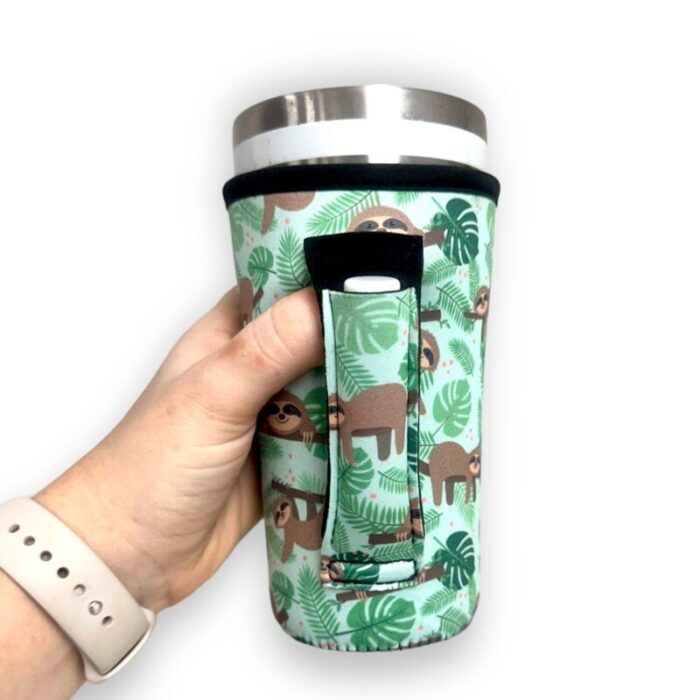 sloths 20oz large coffee tea tumbler handlerdrink handlers 777180