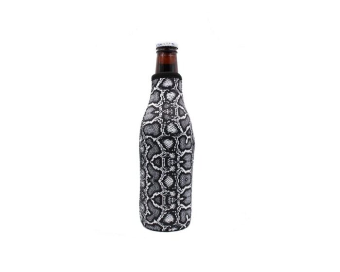 snakeskin 12oz bottleneck sleevedrink handlers 979343