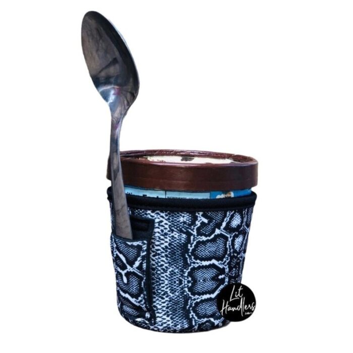 snakeskin pint size ice cream handlerdrink handlers 246755